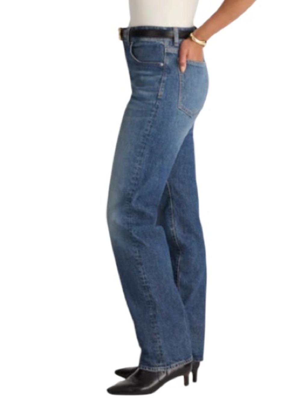 Madewell The Curvy Longline Straight Jeans Size 25